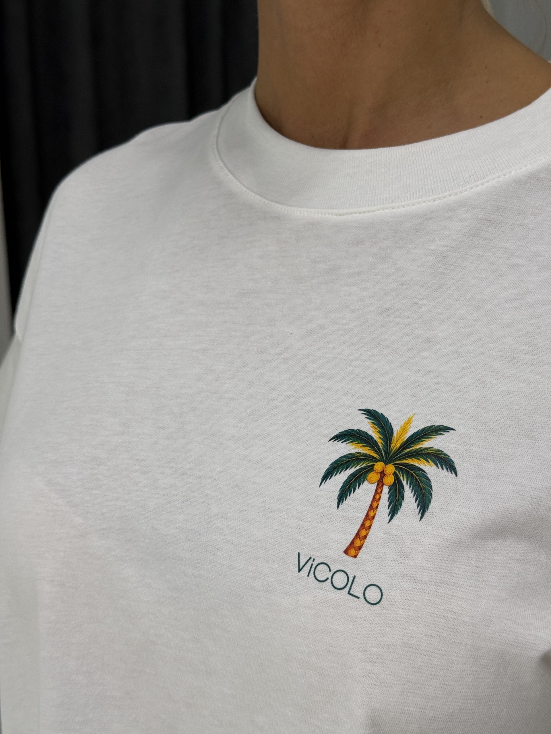 Футболка белая ViCOLO