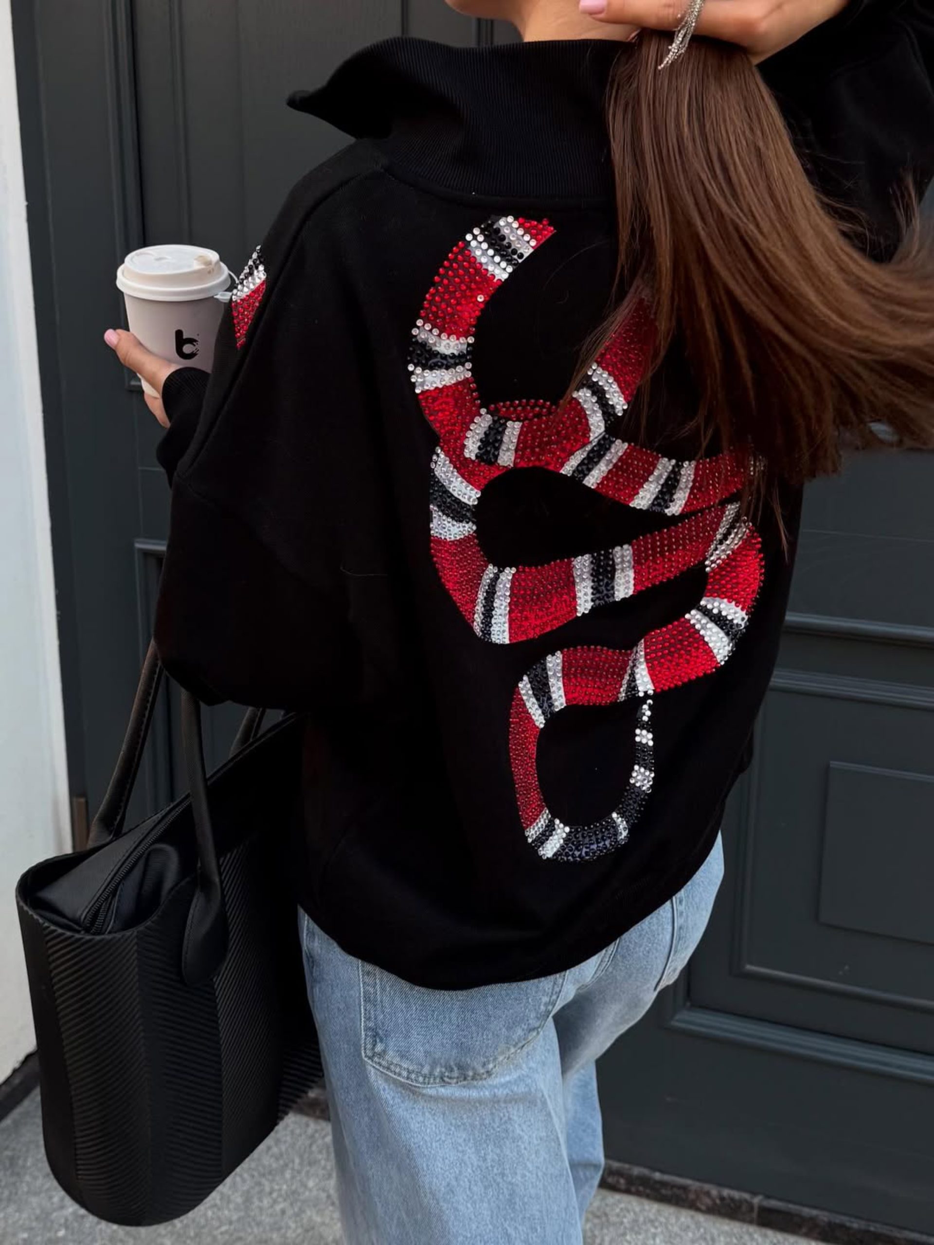 Анорак SNAKE BLACK